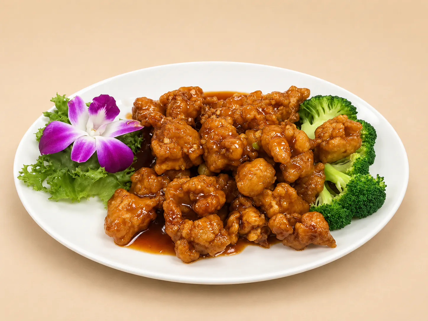 General Tso’s Chicken at J & C Kitchen, Chinese Restaurant in Waltham